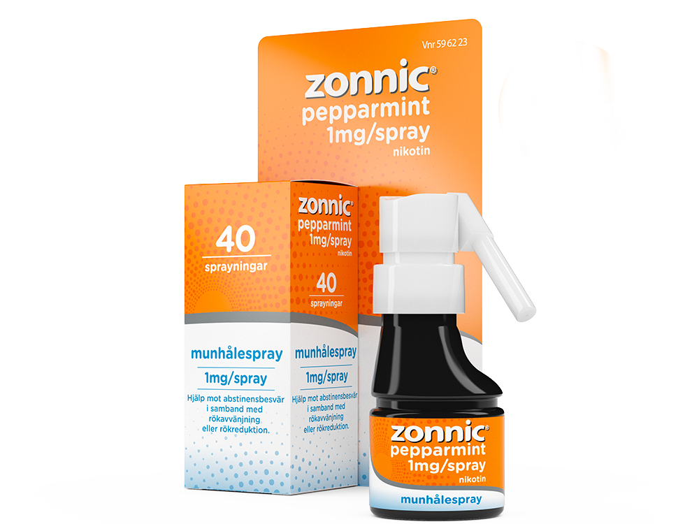 Zonnic munnspray - Nikotinspray 1 mg 40 sprayinger